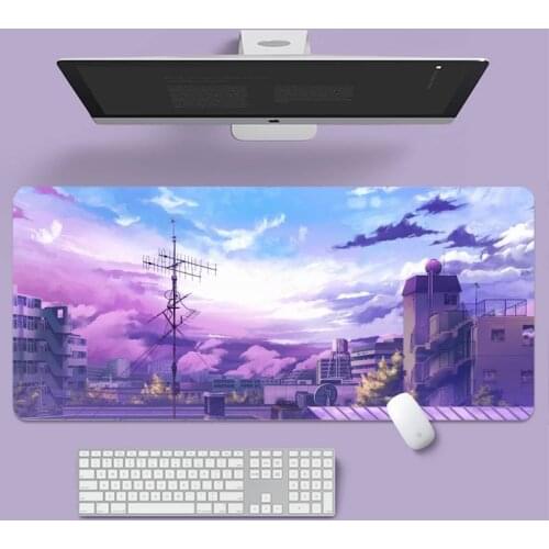 Anime Moon Natural Rubber Gaming mousepad Desk Mat Large gaming laptop XL non-slip rubber office computer mouse pad