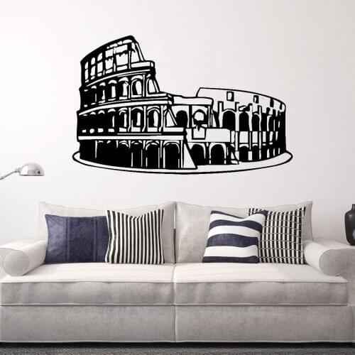 Colosseum wall stickers living room bedroom sofa backdrop stickers affixed to the European style of ancient sticker DW11750