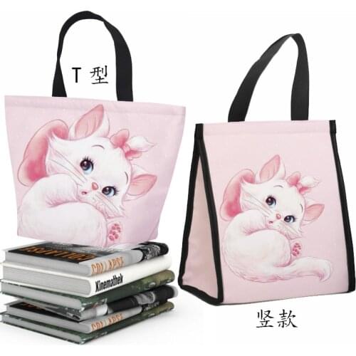 Disney Marie Cat Anime Figures Cartoon Product Cosplay Accessories Customized Lunch Bag Warm Storage Gifts Unisex