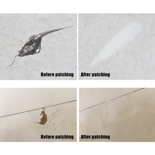 Tile Repair Agent Paste Tub Repair Kit White Tile Shower Repair Kit for Fiberglass Porcelain Ceramic Fix Crack MUMR999