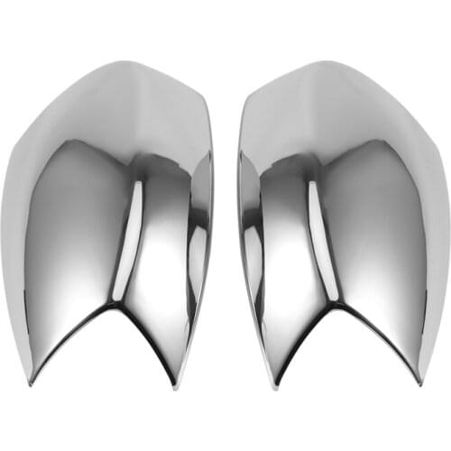 NEW-ABS Silver Chrome Side Makers Rear View Mirror Cover Side Mirror Cover Trim for Ford S-MAX Car Styling