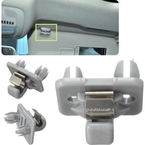 New Car Interior Grey Sun Visor Clip Holder Hook for A1-A5 Q3 Q5 TT Roadster New