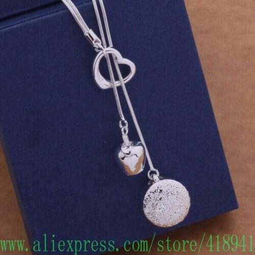 Silver Plated Necklace, Silver Plated fashion jewelry Tai chi is hollow-out the five-star circle /eooanfva bpqakgxa AN489