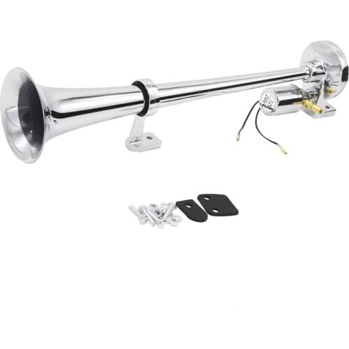 150DB Air Horn Single Trumpet Truck Loud 12/24V Train Car Kit Compressor