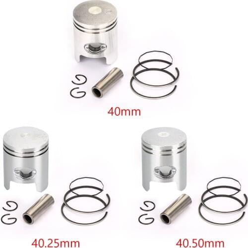 Areyourshop Piston Kit Standard Bore Fit for Honda NH50 Lead Topic ZX50 Live DIO 1995-2004 13110-GBL-010 Motor Parts