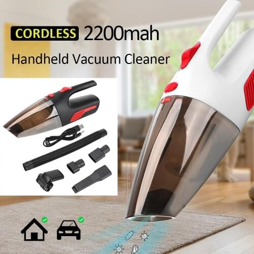 120W 12V 5000PA Super Suction Wet/Dry Dual-Use for Car Home Portable Handheld Car Vacuum Cleaner Cordless/Car Plug