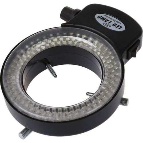 Promotion--144 LED miniscope ring light ring light 0 - 100% adjustable lamp for miniscope ring light
