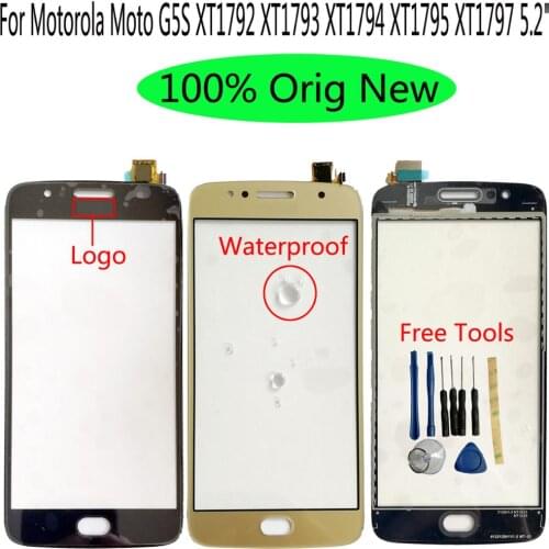 Shyueda 100% Original New 5.2" For Motorola Moto G5S XT1792 XT1793 XT1794 XT1795 XT1797 Outer Front Glass Touch Screen Digitizer