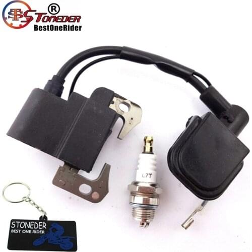 STONEDER L7T Spark Plug Ignition Coil For Chinese 47cc 49cc 2 Stroke Engine Parts Kids Mini Dirt Pocket Bike Quad ATV Minimoto