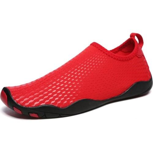 Adult Unisex Flat Water Shoes Outdoor Swimming Soft Cushion Beach Shoes Seaside Diving Elastic Shoes Lover Aqua Shoes