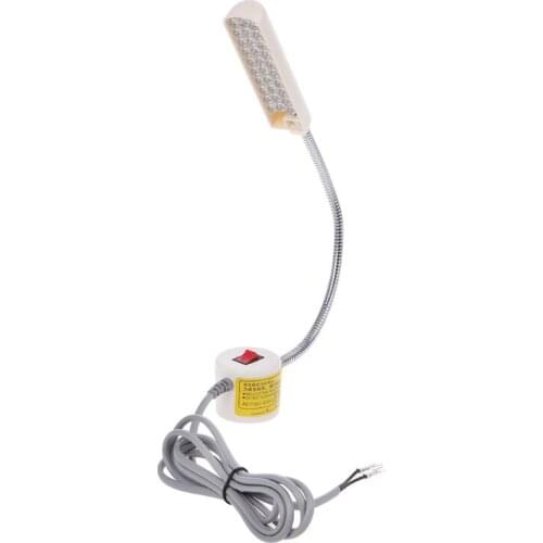 110-250V 30 LED Sewing Machine Light Working Gooseneck Lamp with Magnetic Base Dropshipping