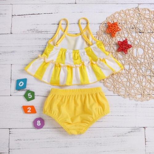 2020 Summer Kids Swimwear Baby Girl Swimsuit Jumpsuit Bathing Suit Summer Toddler Children Costume Beachwear Cute Bikini