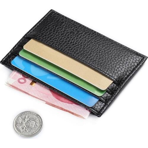 70% Dropshipping!!Men Multi-Slot Faux Leather Pocket Thin Short Wallet Coin Purse Mini Card Holder