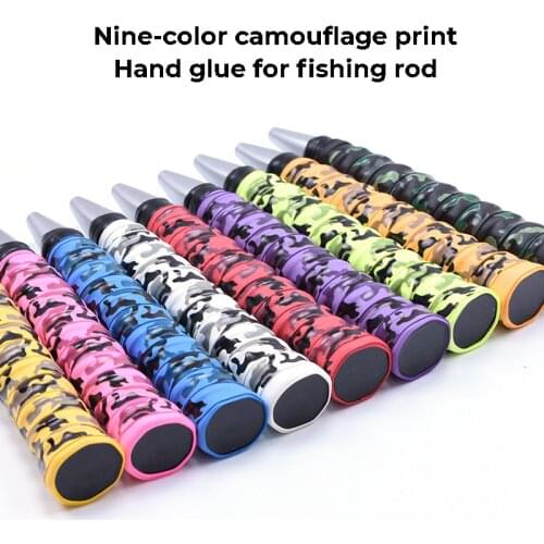 Absorb Sweat Racket Anti-Slip Tape Handle Grip for Tennis Badminton Camouflage Wrapping Skidproof Sweat Band Tennis Accessories