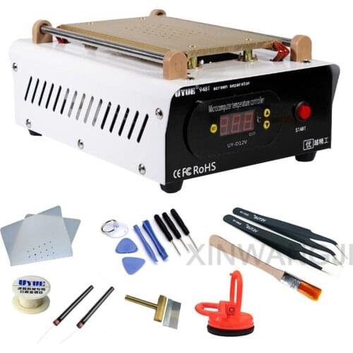 UYUE 948T Preheat Separator Touch Screen Separator Machine Built-in Vacuum Pump Split Screen Machine Heating Platform 7 Inches