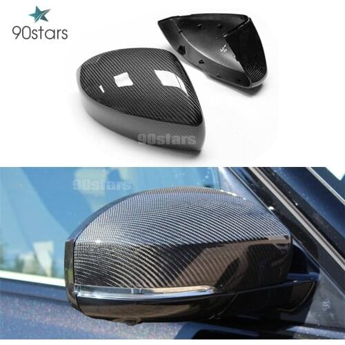 Carbon Fiber Car Extetior Side Rearview Mirror Cover Trim for Land Rover Discovery 4 5 L462 Range Rover Vogue L405 Sport L494