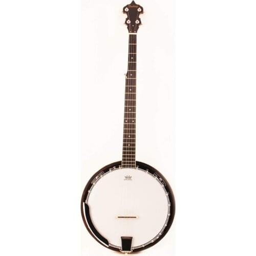 Musoo brand 5string banjo with Remo head Solid mahogany with bag