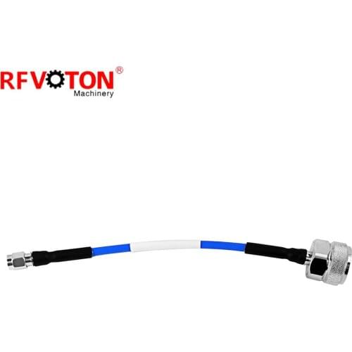 Free shipping 2pieces Jumper RF Coaxial Cable N male to SMA male plug Connector with RG141 cable assembly