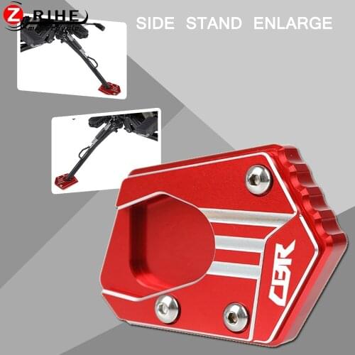 Motorcycle Side Stand Enlarge Plate Kickstand Extension FOR HONDA CBR650R 2019 2020-2021 CBR500R 2013 2014 2015 2016 2017-2020