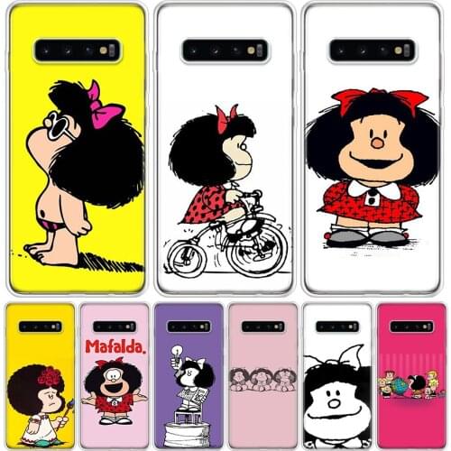 Mafalda Cover Phone Case For Samsung Galaxy A51 A71 A50 A10 A20E A30 A40 A70 M30S A01 A21 A6 A7 A8 A9 Plus + Coque