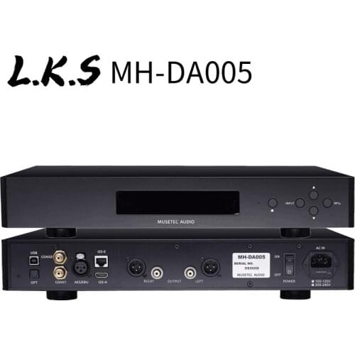 L.K.S Audio MH-DA005 ES9038pro PCM384KHz DSD512 Dop64 DAC IIS Coaxial OPT AES EBU USB Flagship Decoder