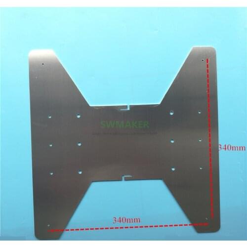 Creality CR-10 S5 Y-AXIS Carriage Aluminum plate Hotbed support build plate CR-10 5S 500mm 3D printer parts