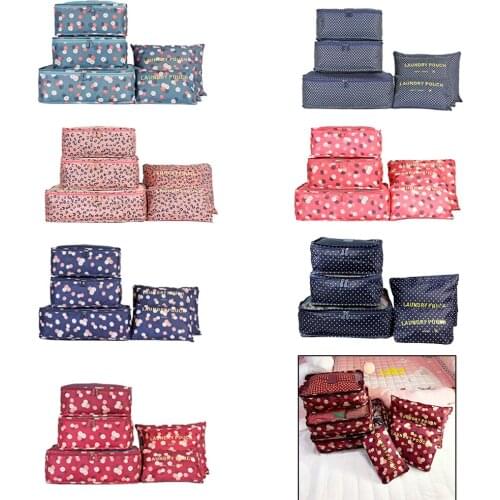 6pcs Toiletry Storage Travel Bag, Makeup Toiletries Travel Bag Container, Lightweight & Portable