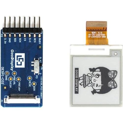 1.54 inch e-ink display with Adapter board e paper screen