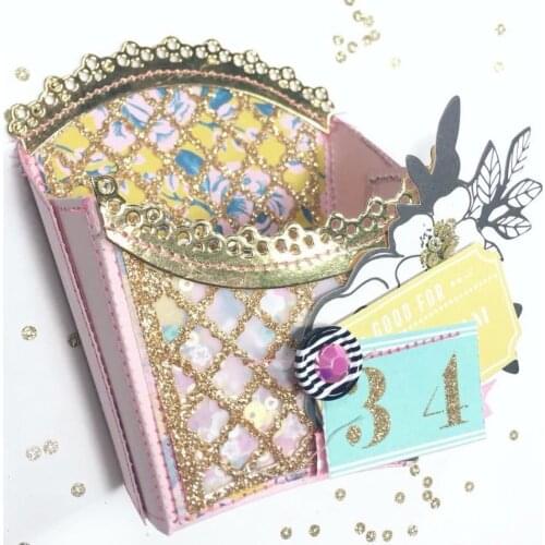 Elegant French Fry Box Metal Cutting Dies Stencils for DIY Scrapbooking/photo album Decorative Embossing DIY Paper Cards