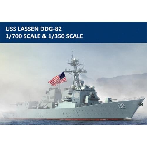 Trumpeter 83412 1/700 USS Lassen DDG-82 Guided Missile Destroyer Model Warship TH06112-SMT6