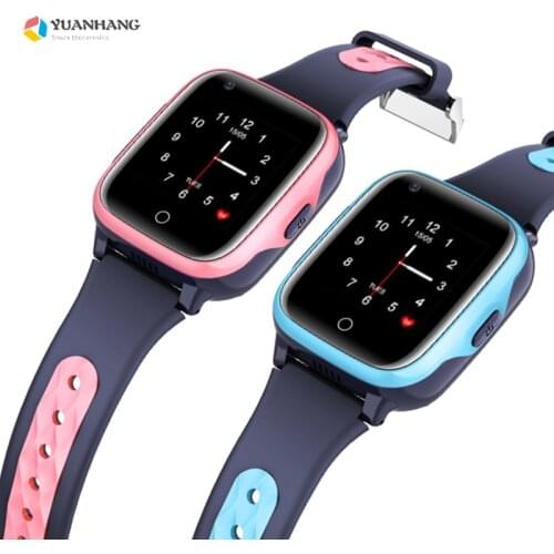 IP67 Waterproof 4G GPS WI-FI Tracker Location Kids Student Camera Smartwatch Video Call Android Phone Vibration Reminder Watch