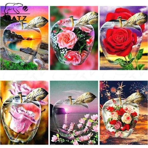 Crystal Landscape Picture Diamond Painting Creative Embroidery Crossing Diy Mosaic Art Gift Cross Stitch Home Decoration