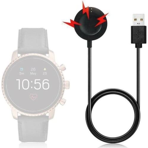 Suitable For Fossil4 5th USB R2G8 Generation Heart Rate Measuring Magnetic Charging Cable Smart Sports Watch Charger Adapter