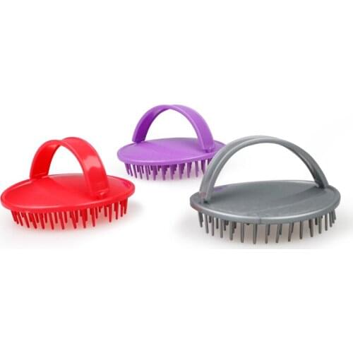 Head Massage Brush Soft glue Shampoo brush Bathroom Products Plastic Sanitary comb Washing Hair Scalp Shower Body
