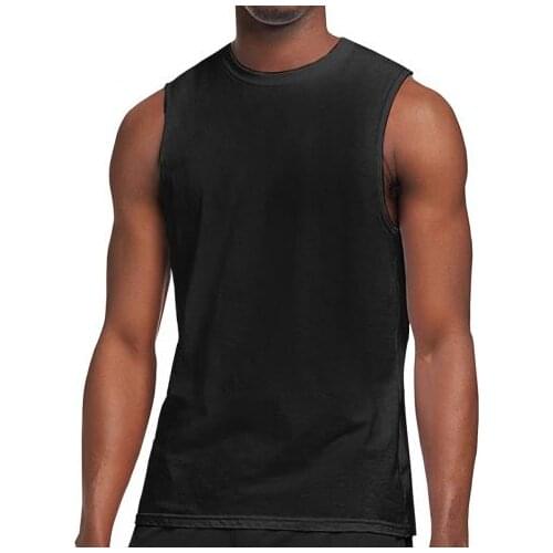 Custom Logo 3D Printed Vest Men T-Shirts Drop Ship Top Tee Short Sleeve Round Neck T-shirt Fashion Casual