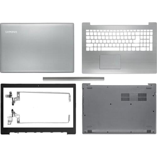 NEW For Lenovo IdeaPad 320-15 320-15IKB 320-15ISK 320-15ABR LCD Back Cover/Front bezel/Hinges/Palmrest/Bottom Case Laptop Silver
