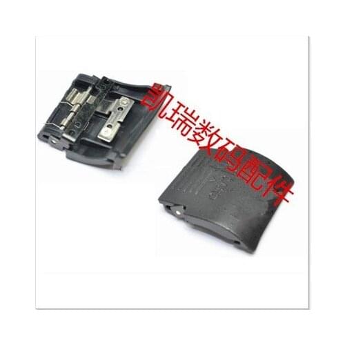 New SD Memory Card Chamber Door Cover For Nikon D90 With Spring and Metal Plate Camera