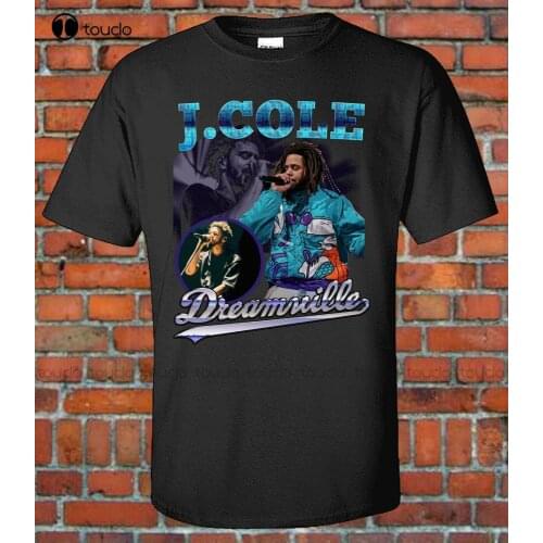 New J. Cole 90S Vintage Styles Bootleg Tee Dream Off Season Black Shirts For Women Men men shirts Unisex