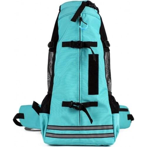 2021 New Pet Carrier Bag Medium Large Dog Bulldog Backpack Breathable Travel Big Dog Double Shoulder Bag Outdoor Pet Supplies