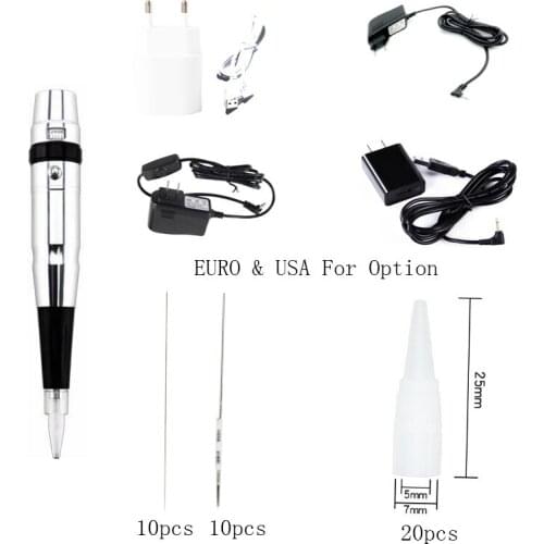 Professional Dermografo Universal Permanent Makeup Tattoo Machine Swiss Motor Permanent Makeup Pen 9.5mm Nozzle