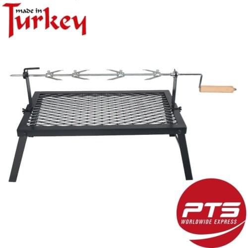 Campout Foldable Barbecue Grill Patio BBQ Charcoal Stove Outdoor Camping Picnic Barbecue Over Fire Grill 2 Gift Free Shipping