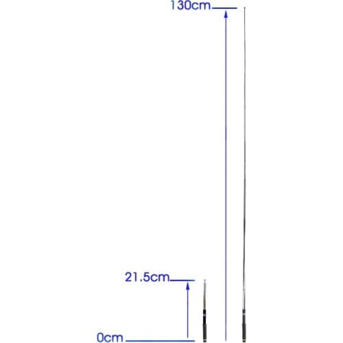 CPDD Telescopic Extendable Long Range 130cm 50'' SMA-Male Antenna for HandheldVC0 Garmin- 220 320 430 900 Alpha- 50 10