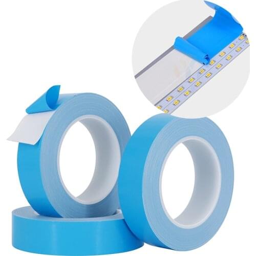 25meter/Roll Transfer Heat Tape Double Sided Thermal Conductive Adhesive Tape for Chip PCB CPU LED Strip Light Heatsink