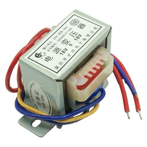EI48*24 type power transformer 10W DB-10VA 220V to double 18V 18V*2 18V-0-18V