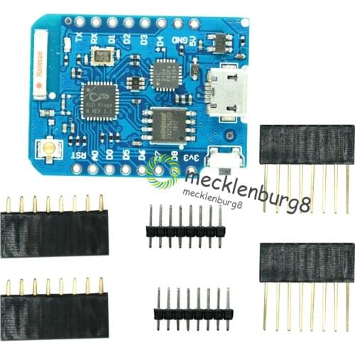 WEMOS D1 Mini Pro 16M Bytes External Antenna Connector NodeMCU Based ESP8266 ESP-8266EX CP2104 WIFI Development Board Micro USB