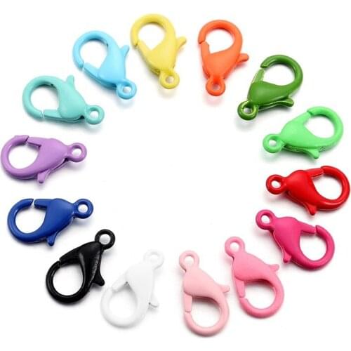 Lobster clasp necklace clasp metal link clasp DIY jewelry accessories cross-border new color paint pendant clasp