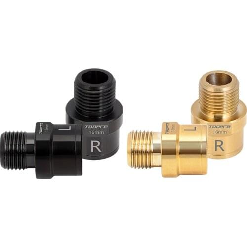 TOOPRE 1 Pair Bicycle Pedal Extenders MTB Road Bike Pedal Adapters 16Mm Pedal Extension Bolts Cycling Accessories