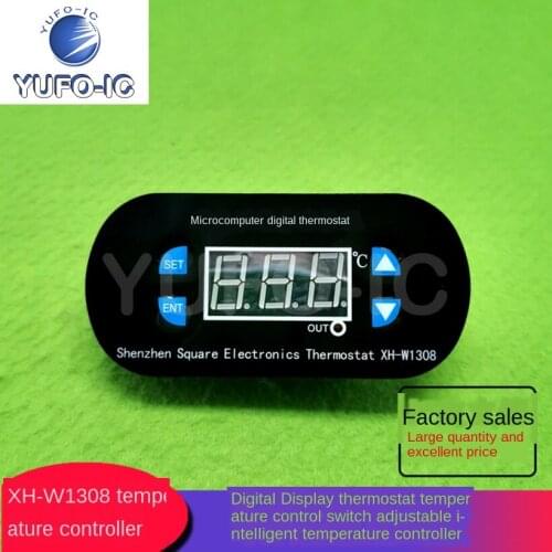 1PCS XH-W1308 Temperature Controller Microcomputer Digital Display Thermostat Thermal Switch Adjustable Intelligent Control