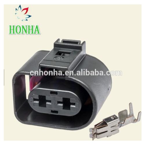 10pcs/lot 2 Pin/Way Female Injection Connector Plug With wire or without wire 1J0973752