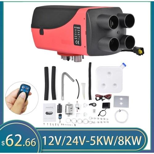 12V/24V 8KW Diesel Air Heater Set Air Parking Heater Kit For Auxiliary Heater Diesel Heater Websato Eberspacher